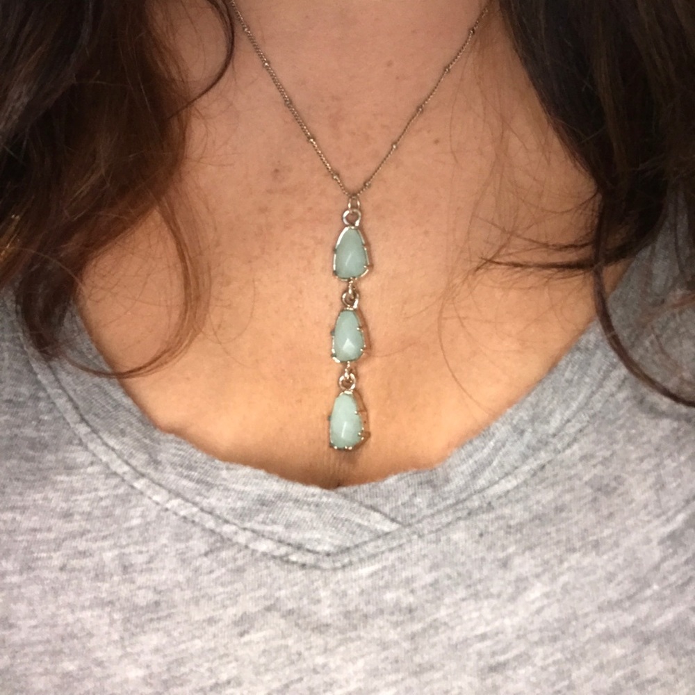 Silver hippy necklace